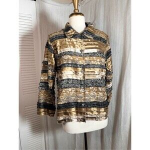 Tantrums Collection Blazer Size L 90's Vintage Boho Chic Maximalist Jacket